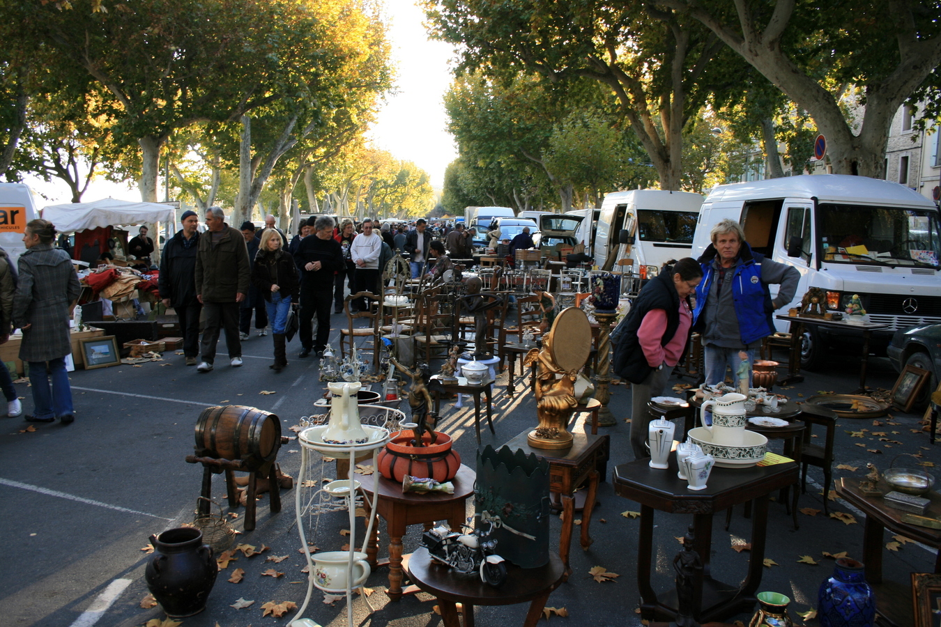 Antique en brocante markten in ZuidFrankrijk